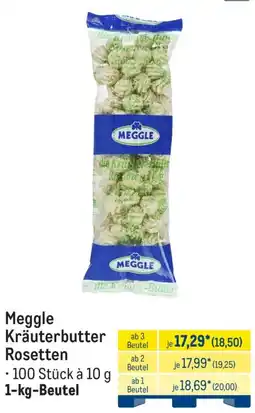 METRO Meggle Kräuterbutter Rosetten Angebot
