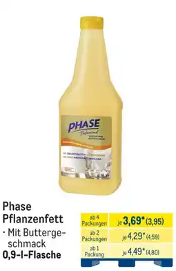 METRO Phase Pflanzenfett Angebot