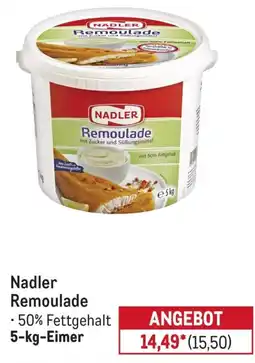 METRO Nadler Remoulade Angebot