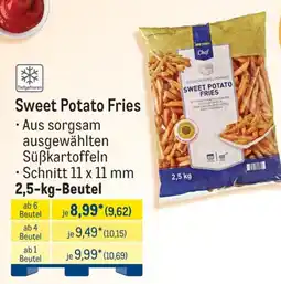 METRO METRO Chef Sweet Potato Fries Angebot