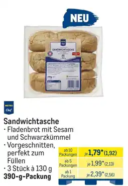 METRO METRO Chef Sandwichtasche Angebot