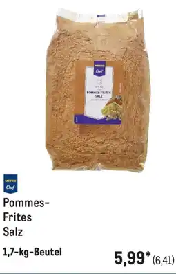 METRO METRO Chef Pommes- Frites Salz Angebot