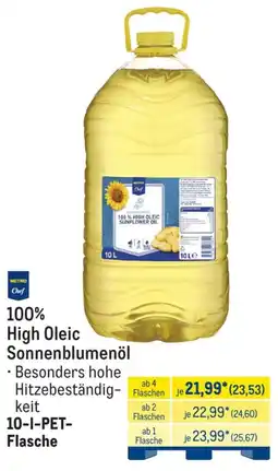 METRO METRO Chef 100% High Oleic Sonnenblumenöl Angebot