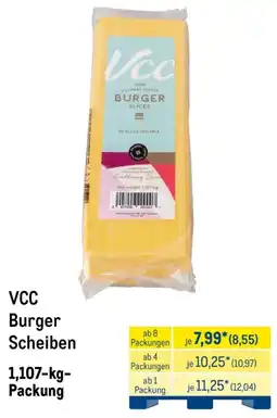 METRO VCC Burger Scheiben Angebot