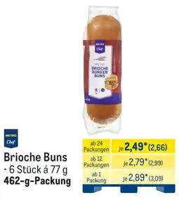 METRO METRO Chef Brioche Buns Angebot