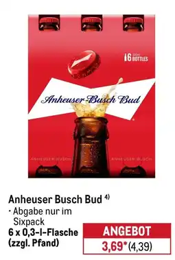 METRO Anheuser Busch Bud Angebot