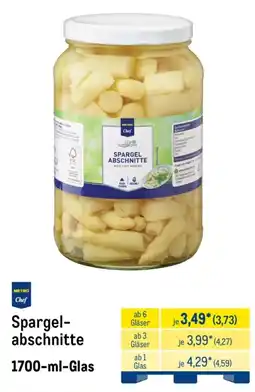 METRO METRO Chef Spargelabschnitte Angebot