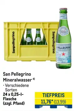 METRO San Pellegrino Mineralwasser Angebot