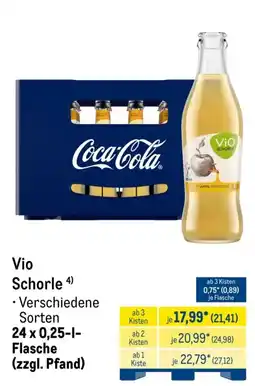 METRO Vio Schorle Angebot