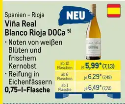 METRO Viña Real Blanco Rioja DOCa Angebot