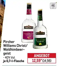 METRO Pircher Williams Christ/ Waldhimbeergeist Angebot