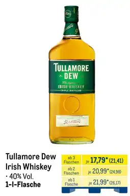METRO Tullamore Dew Irish Whiskey Angebot