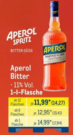 METRO Aperol Bitter Angebot
