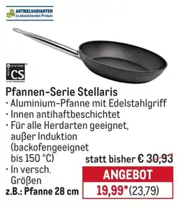 METRO CS KOCH SYSTEME Pfannen-Serie Stellaris Angebot