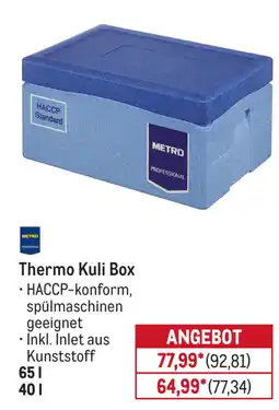 METRO METRO PROFESSIONAL Thermo Kuli Box Angebot