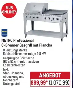 METRO METRO PROFESSIONAL 8-Brenner Gasgrill mit Plancha Angebot