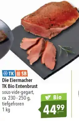 CITTI Markt Die Eiermacher TK Bio Entenbrust Angebot