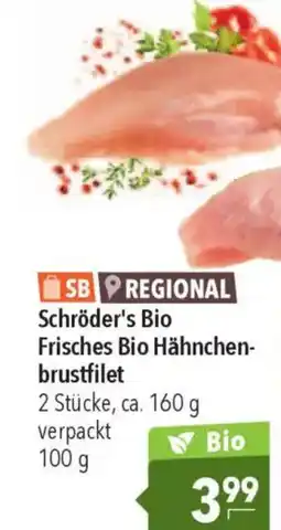 CITTI Markt Schröder's Bio Frisches Bio Hähnchen- brustfilet Angebot