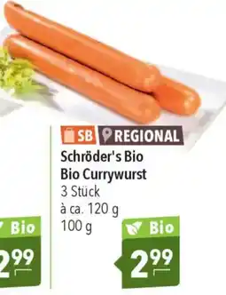 CITTI Markt Schröder's Bio Bio Currywurst Angebot