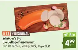 CITTI Markt Schröder's Bio Bio Geflügelfleischwurst Angebot