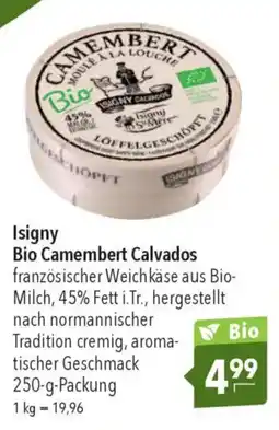 CITTI Markt Isigny Bio Camembert Calvados Angebot