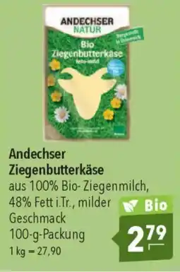 CITTI Markt ANDECHSER NATUR Ziegenbutterkäse Angebot