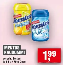 Handelshof Mentos kaugummi Angebot