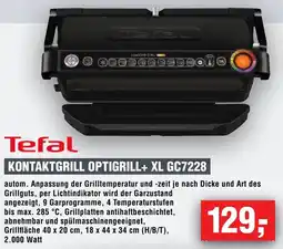 Handelshof Tefal kontaktgrill optigrill+ xl gc7228 Angebot