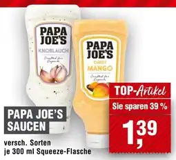 Handelshof Papa joe's saucen Angebot