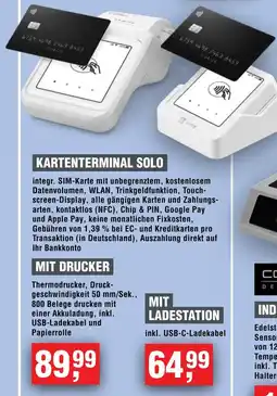 Handelshof Kartenterminal solo Angebot