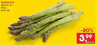 Netto Marken-Discount Spargel grün Angebot