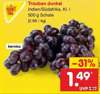 Netto Marken-Discount Trauben dunkel Angebot