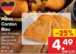 Netto Marken-Discount Alpen Cordon Bleu Angebot