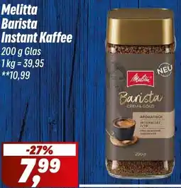 Simmel Melitta Barista Instant Kaffee Angebot