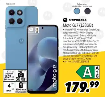 MEDIMAX MOTOROLA Moto G17 (128GB) Angebot