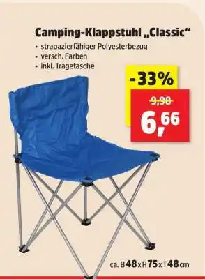 Thomas Philipps Camping-Klappstuhl „Classic“ Angebot