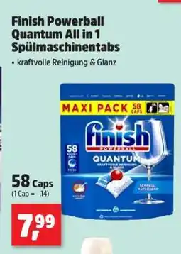 Thomas Philipps Finish Powerball Quantum All in 1 Spülmaschinentabs Angebot
