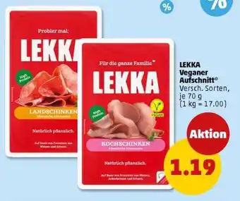 PENNY Lekka Veganer Aufschnitt Angebot