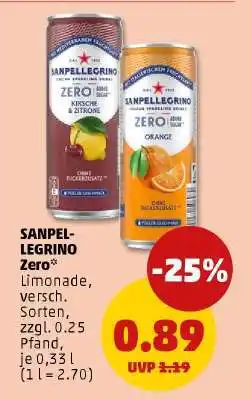 PENNY SANPELLEGRINO Zero Angebot