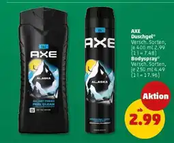 PENNY AXE Duschgel Angebot