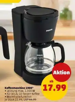 PENNY Kaffeemaschine 1000 Angebot