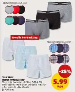PENNY TRUE style Herren-Unterwäsche Angebot