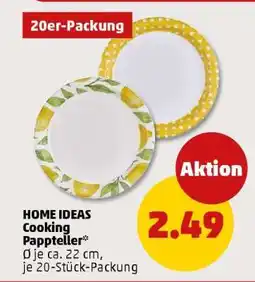 PENNY HOME IDEAS Cooking Pappteller Angebot