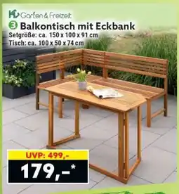 Norma Balkontisch mit Eckbank Angebot
