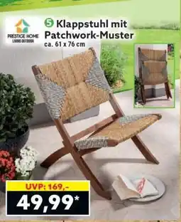 Norma Klappstuhl mit Patchwork-Muster Angebot