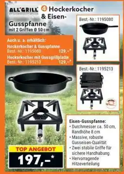 Norma Hockerkocher & Eisen-Gusspfanne Angebot