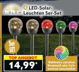 Norma LED-Solar-Leuchten 5er-Set Angebot