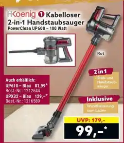 Norma HKoenig Kabelloser 2-in-1 Handstaubsauger Angebot