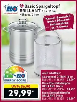 Norma Basic Spargeltopf BRILLANT Angebot