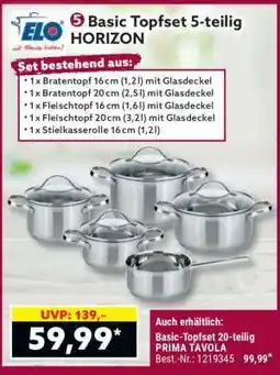 Norma Basic Topfset 5-teilig HORIZON Angebot